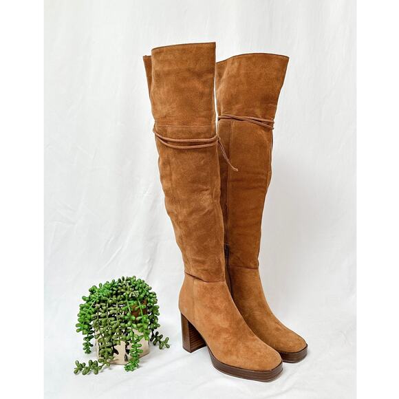 **SOLD**  Platform Over the Knee Boots (38.5) - Picture 11 of 12